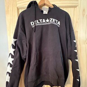 Delta Zeta Sorority Hoodie Size Large